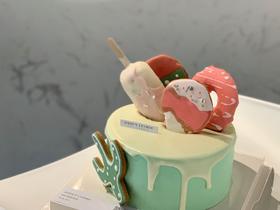 纯手工糖霜饼干奶油蛋糕