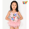 sisia儿童泳衣女新款公主范中大童洋气度假裙式连体游泳衣 商品缩略图0
