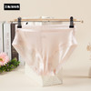 上海旗袍厂TG-TG01S002天然桑蚕丝真丝内裤女透气舒适蕾丝包臀无痕平角内裤 商品缩略图12