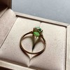 冰种阳绿翡翠蛋面戒指18k黄金镶嵌 商品缩略图7