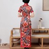 QC-1697448日常复古，高端改良时尚真丝中长款旗袍 商品缩略图3