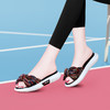 SLW3659新款潮流时尚气质拼色一字坡跟凉拖鞋TZF 商品缩略图3
