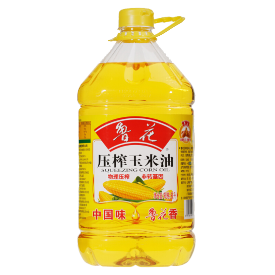 鲁花 压榨 玉米油 5L