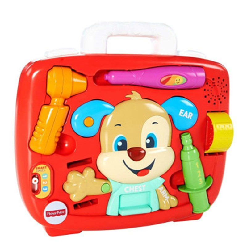 费雪(Fisher Price)早教益智婴儿宝宝过家家玩具1-3岁智玩音乐皮皮医药箱FVT20JPY带授权招加盟代理