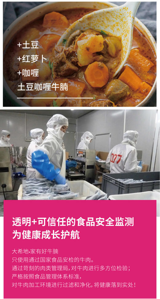 大希地 精修牛腩块250gJPY带授权招加盟代理 商品图9