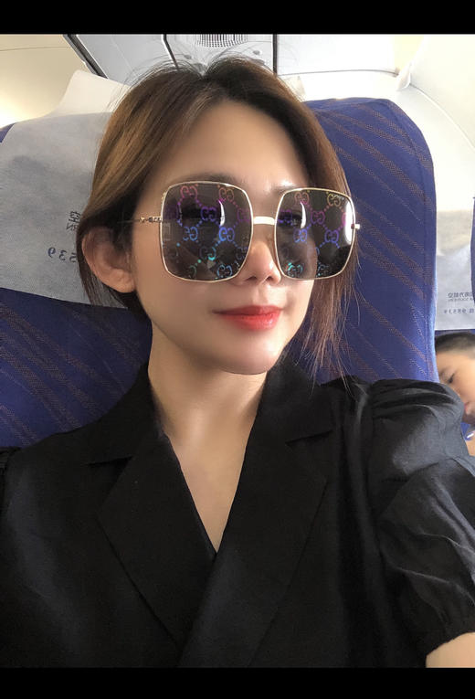 Gucci女款太阳镜 大框满LOGO 街拍出游利器 正品保真实拍 商品图12