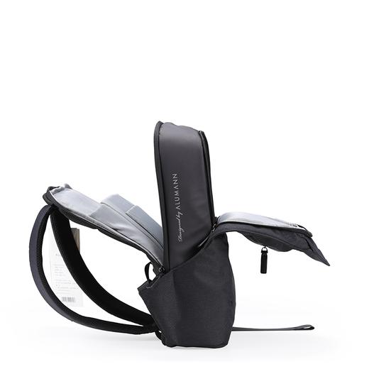 旅漫/Alumann 经典AeoBag风神系列 商务休闲双肩包黑色背包 商品图2