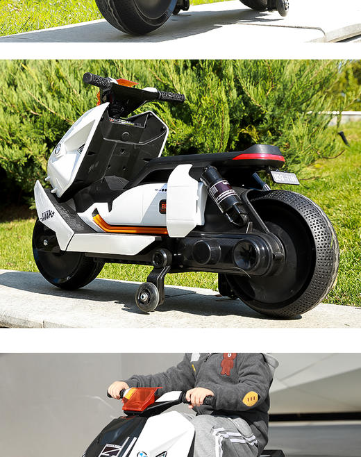 贝多奇幻影儿童电动车摩托车三轮车童车可坐人玩具车男女宝宝小孩电瓶车JPY带授权招加盟代理 商品图7