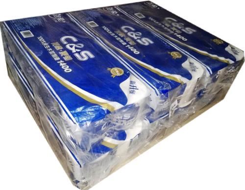 洁柔jj056蓝精品卷纸10卷/提6提/包洁柔卷纸 1卷 蓝精品卷筒纸巾4层卫生纸140g家用实惠装有芯厕纸广外酒店ktv宿舍 商品图3