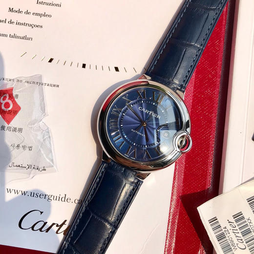 独家订制渠道货 瑞士原装机！卡地亚蓝气球系列男款大号42mm 机械到货，瑞士进口ETA-2824全自动机械机芯！ 商品图3