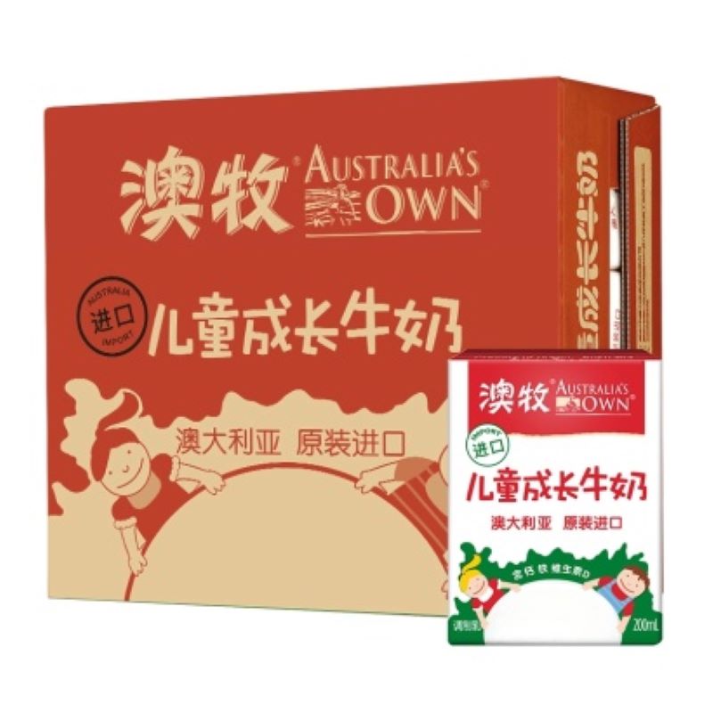 澳牧儿童成长牛奶200g*15JPY带授权招加盟代理