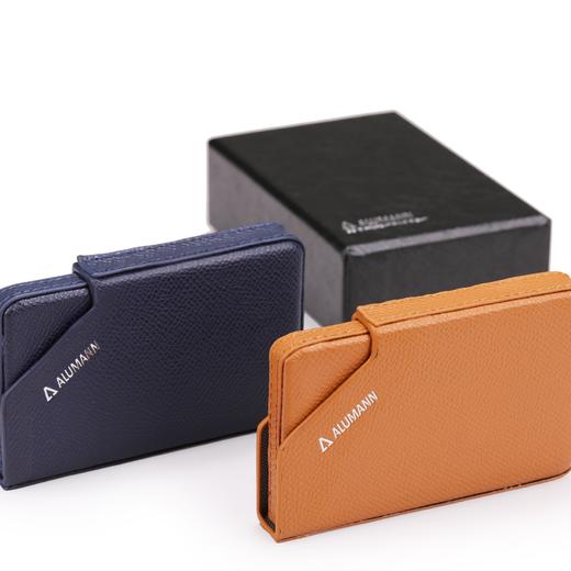 旅漫/Alumann 真皮卡包名片包头层小牛皮名片夹套 商品图2