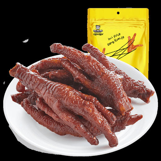 周黑鸭卤凤爪150g颗粒装鸡爪真空小包装熟食卤味零食麻辣小吃