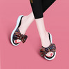 SLW3659新款潮流时尚气质拼色一字坡跟凉拖鞋TZF 商品缩略图2