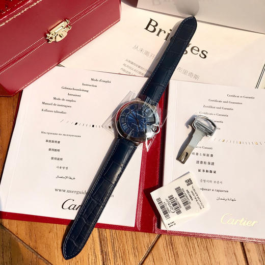 独家订制渠道货 瑞士原装机！卡地亚蓝气球系列男款大号42mm 机械到货，瑞士进口ETA-2824全自动机械机芯！ 商品图1