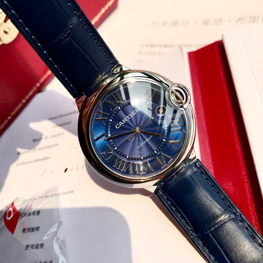独家订制渠道货 瑞士原装机！卡地亚蓝气球系列男款大号42mm 机械到货，瑞士进口ETA-2824全自动机械机芯！ 商品图4