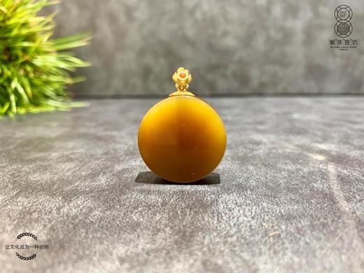 【御珠宫坊】金镶糖玉吊坠 商品图0
