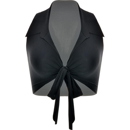 sisia新款欧美沙滩比基尼罩衫 时尚性感外套式翻领罩衫SS201W01S02 商品图4