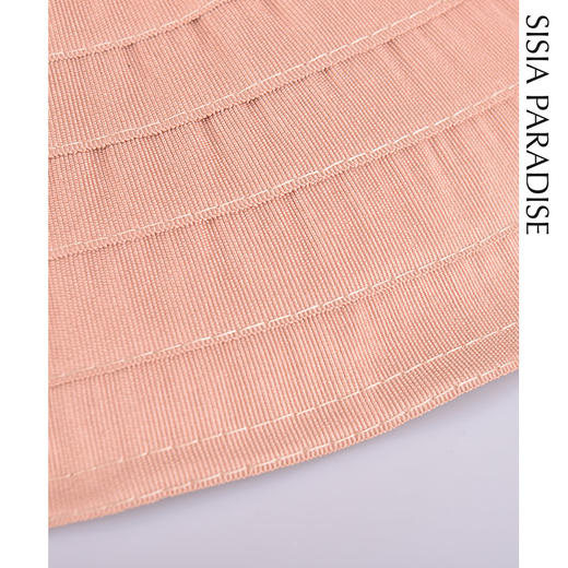 sisia新款渔夫帽折叠防晒帽女户外大沿遮阳帽防紫外线轻便渔夫帽SS191W00HAT2 商品图3