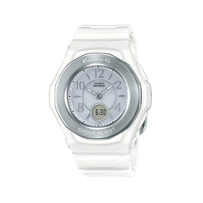 【全球联保】日本卡西欧CASIO BABY-G太阳能世界时间白色运动女士手表BGA-1050-7BJF 日本直邮JPY带授权招加盟代理