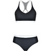 sisia欧美新款运动比基尼大胸性感 v领小胸聚拢罩衫泳衣女三件套 商品缩略图4