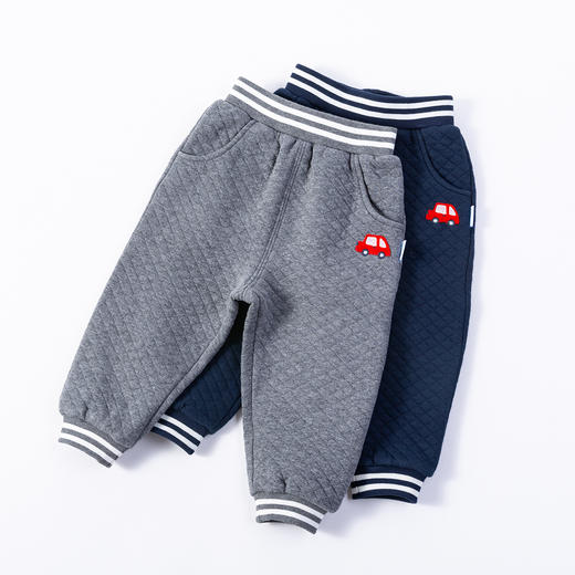 贝贝怡男童秋冬休闲时尚夹棉长裤棉裤204K2064 商品图7