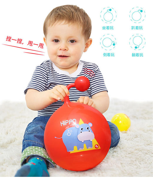 美国费雪(Fisher Price)儿童玩具球一套24个球送打气筒拍拍球甩甩球摇摇球JPY带授权招加盟代理 商品图3