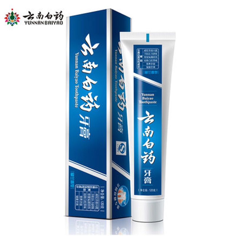 云南白药  留兰香型牙膏  120g