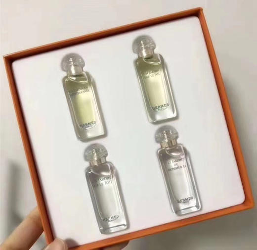 法国爱马仕迷你Q版香水礼盒7.5ml*4（橘彩星光系列/花园系列） 商品图4