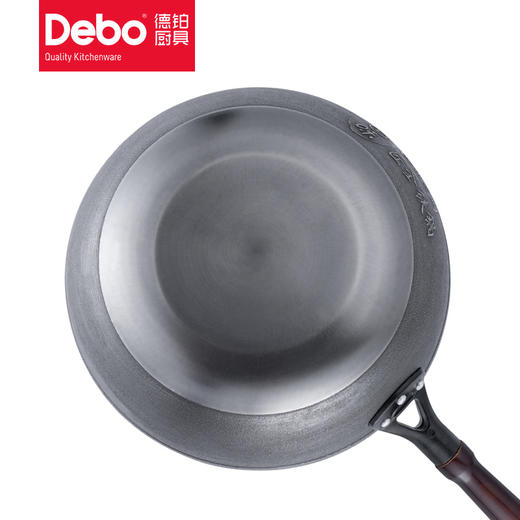 Debo德铂德国品牌物理匠釜臻匠不粘炒锅无涂层精铁铸铁炒菜锅 商品图6