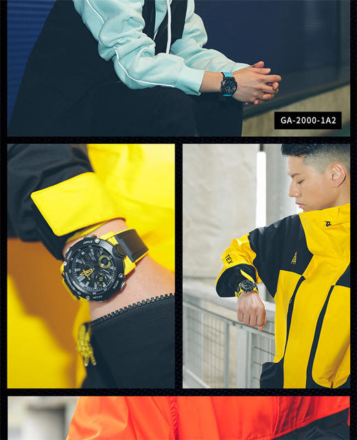  【全球联保】日本卡西欧CASIO G-SHOCK GA-2000系列复古运动男表 GA-2000-3AJF 日本直邮JPY带授权招加盟代理 商品图7