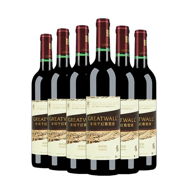 长城武龙解百纳干红葡萄酒  整箱750ml*6瓶包邮