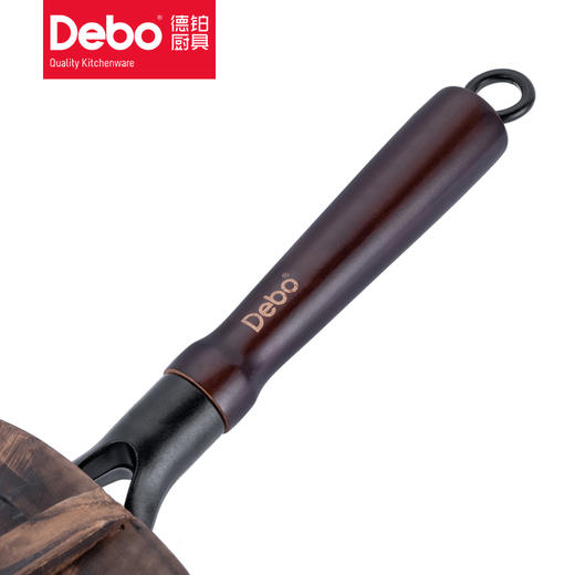 Debo德铂德国品牌物理匠釜臻匠不粘炒锅无涂层精铁铸铁炒菜锅 商品图9
