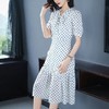 时尚韩版，显瘦气质洋气波点连衣裙YKYM-020-8218 商品缩略图0