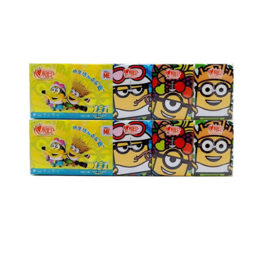 心相印小黄人系列手帕纸3层c271010包8片