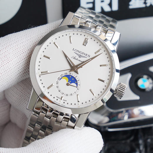 浪琴Longines经典复古系列1832 
L4.826.4.92.2月相腕表登场！简约优雅尽显从容气度！ 商品图2