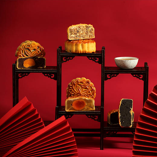 花好月圆月饼礼盒（四个装月饼580g）（包邮） 商品图3