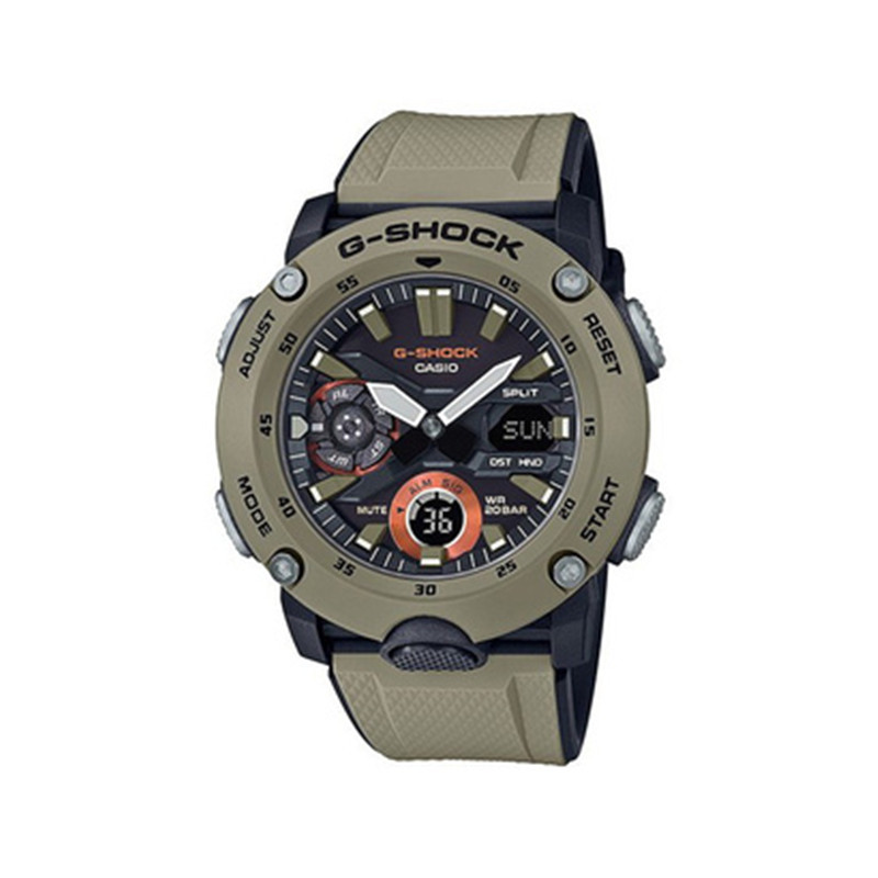【全球联保】日本卡西欧CASIO G-SHOCK GA-2000系列复古运动男表GA-2000-5AJF 日本直邮JPY带授权招加盟代理