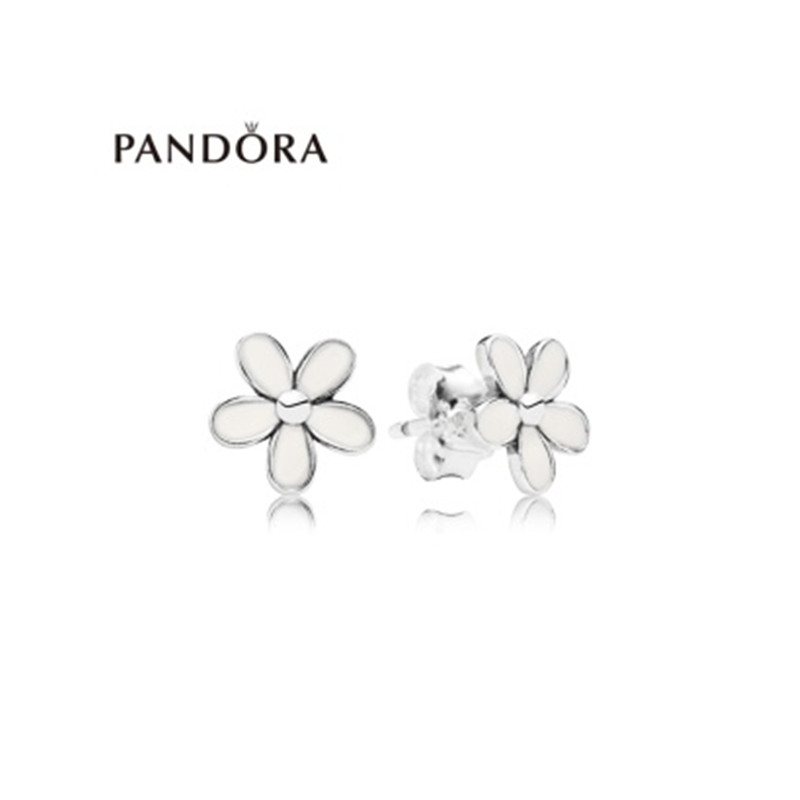 pandora/潘多拉290538EN12-雏菊耳钉JPY带授权招加盟代理