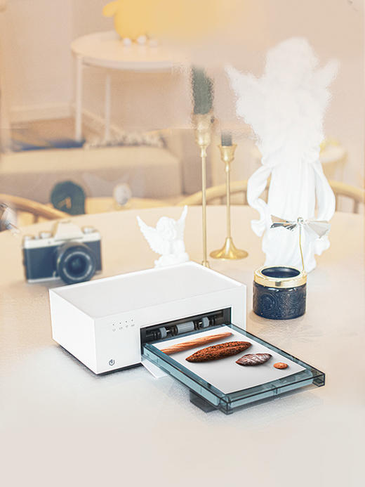 极印照片打印机小型手机相片打印机留声便携式迷你冲印热升华彩色口袋无线洗照片机器无墨拍立得 商品图0