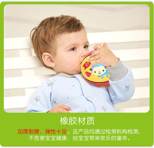 费雪 儿童篮球 宝宝健身球 儿童玩具 颜色混发 F0525JPY带授权招加盟代理 商品图4