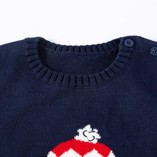 贝贝怡童装新款秋季男童宝宝时尚卡通套头帅气毛衣针织衫毛线衣203S2472
 商品图4