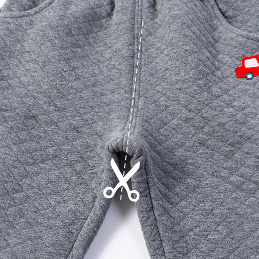 贝贝怡男童秋冬休闲时尚夹棉长裤棉裤204K2064 商品图11