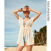 sisia比基尼罩衫海滩度假防晒沙滩外套腰部抽绳设计显瘦82W06S26 商品缩略图0