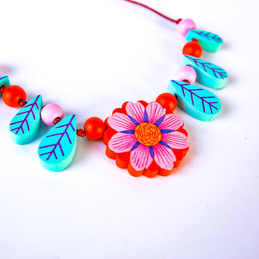 Djeco小女孩项链手链饰品儿童公主首饰配饰串珠玩具diy套装装饰 商品图6