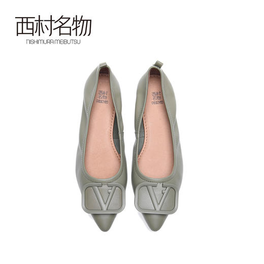 西村名物2020秋季新款浅口尖头单鞋蛋卷鞋X20CE30171 商品图1