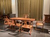 红桥红  家具严选  缅甸花梨（大果紫檀）  【216 新中式茶桌 七件套】 商品缩略图1