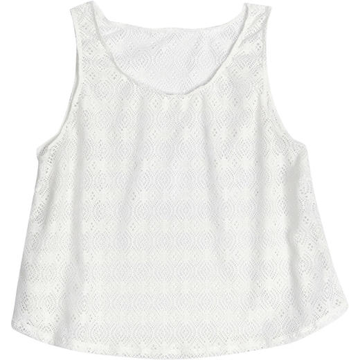 sisia罩衫蕾丝钩花镂空宽松背心比基尼沙滩泳衣外搭罩衫SS182W12S25 商品图4