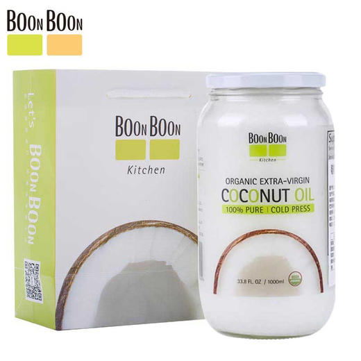 BOONBOON泰国原装进口初榨冷榨椰子油 商品图1