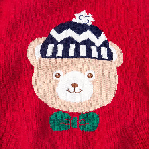 贝贝怡童装新款秋季男童宝宝时尚卡通套头帅气毛衣针织衫毛线衣203S2472
 商品图13